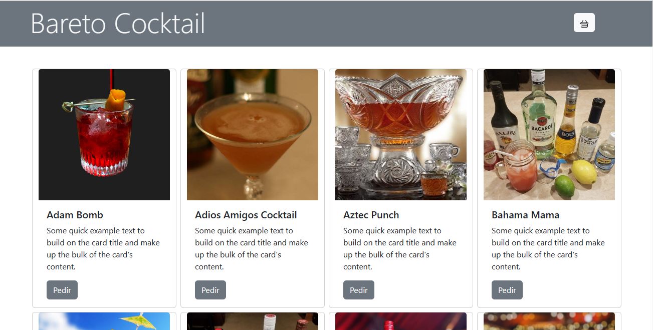 Bareto cocktail